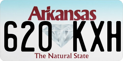 AR license plate 620KXH