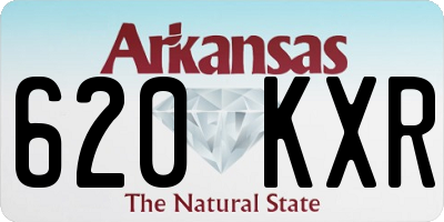 AR license plate 620KXR