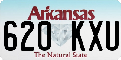 AR license plate 620KXU