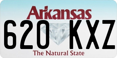AR license plate 620KXZ