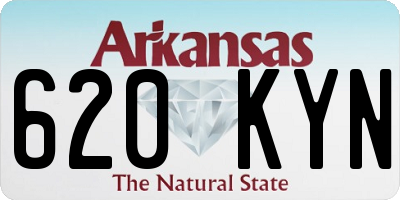 AR license plate 620KYN