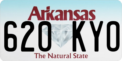 AR license plate 620KYO
