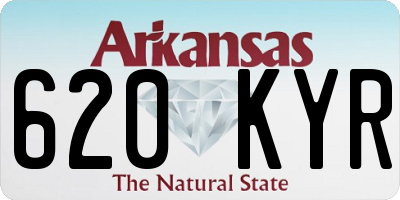 AR license plate 620KYR