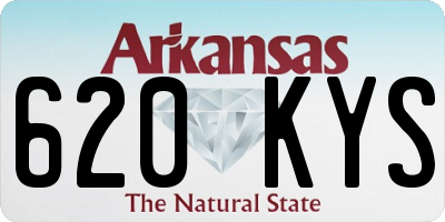 AR license plate 620KYS
