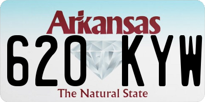 AR license plate 620KYW
