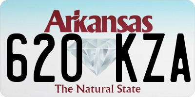 AR license plate 620KZA