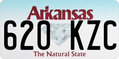 AR license plate 620KZC