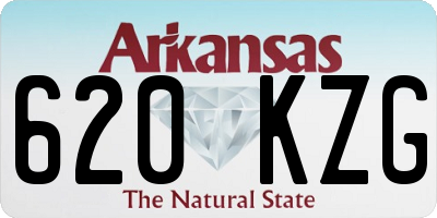 AR license plate 620KZG