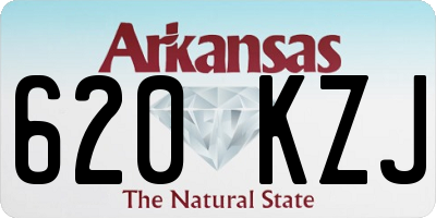 AR license plate 620KZJ