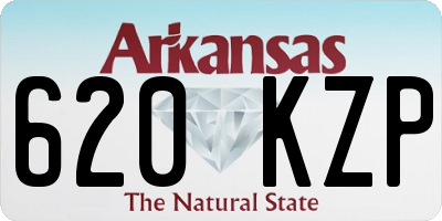 AR license plate 620KZP