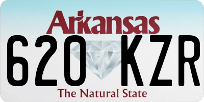 AR license plate 620KZR