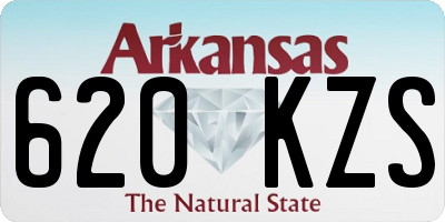 AR license plate 620KZS