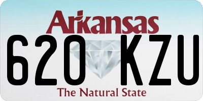 AR license plate 620KZU