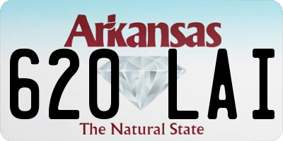 AR license plate 620LAI