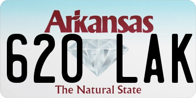 AR license plate 620LAK