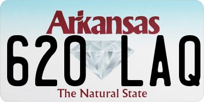 AR license plate 620LAQ