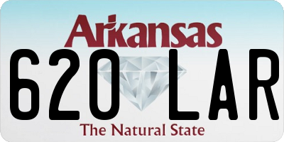 AR license plate 620LAR