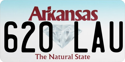 AR license plate 620LAU