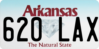 AR license plate 620LAX