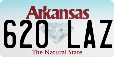 AR license plate 620LAZ