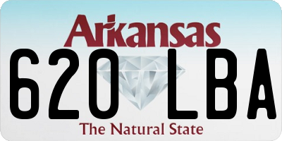 AR license plate 620LBA
