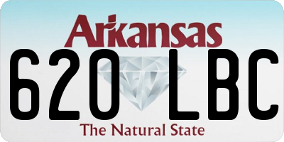 AR license plate 620LBC