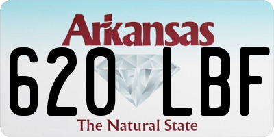 AR license plate 620LBF