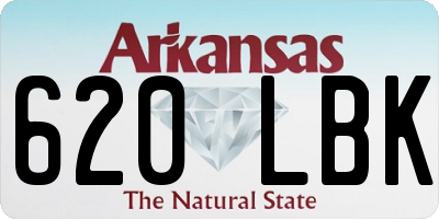 AR license plate 620LBK