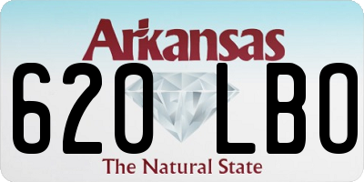 AR license plate 620LBO