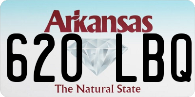AR license plate 620LBQ