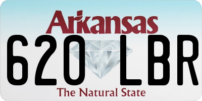AR license plate 620LBR