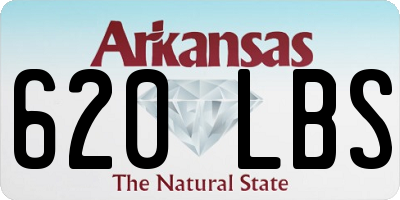 AR license plate 620LBS