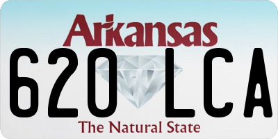 AR license plate 620LCA