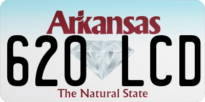 AR license plate 620LCD