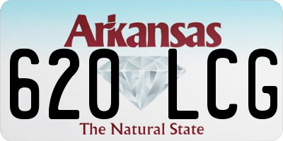 AR license plate 620LCG