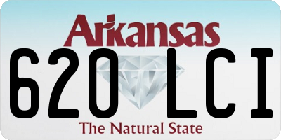 AR license plate 620LCI
