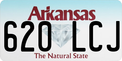 AR license plate 620LCJ