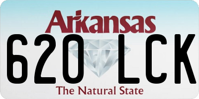 AR license plate 620LCK