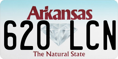 AR license plate 620LCN
