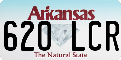 AR license plate 620LCR
