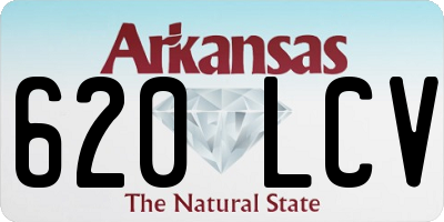 AR license plate 620LCV