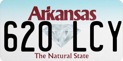 AR license plate 620LCY