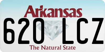 AR license plate 620LCZ