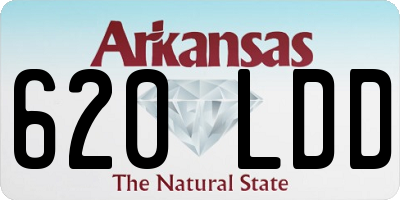 AR license plate 620LDD