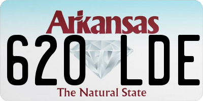 AR license plate 620LDE