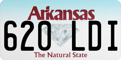AR license plate 620LDI