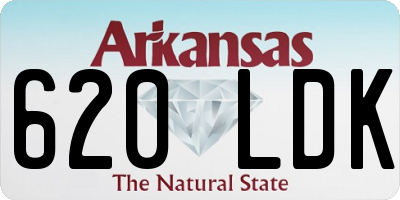 AR license plate 620LDK
