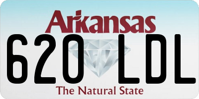 AR license plate 620LDL