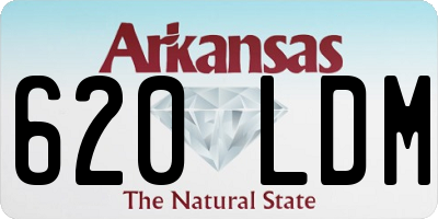 AR license plate 620LDM