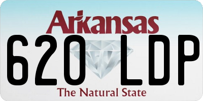 AR license plate 620LDP